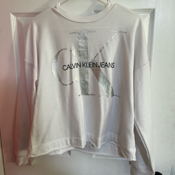 Calvin Klein Jeans Long Sleeve Top: Size L - Picture 1 of 2